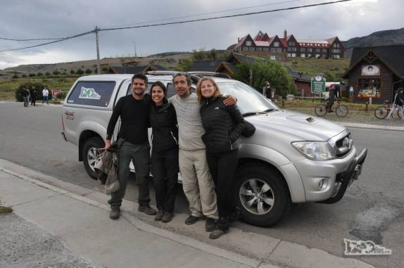 Juntos com o Helder e a Lilian, os Nerds Viajantes, em El Chaltén, na patagônia argentina